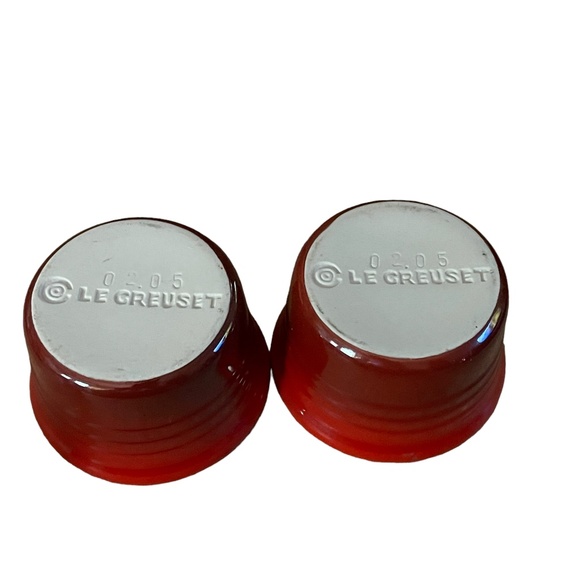 Set of 2 Le Creuset Stoneware Ramekins Red * - Picture 2 of 4